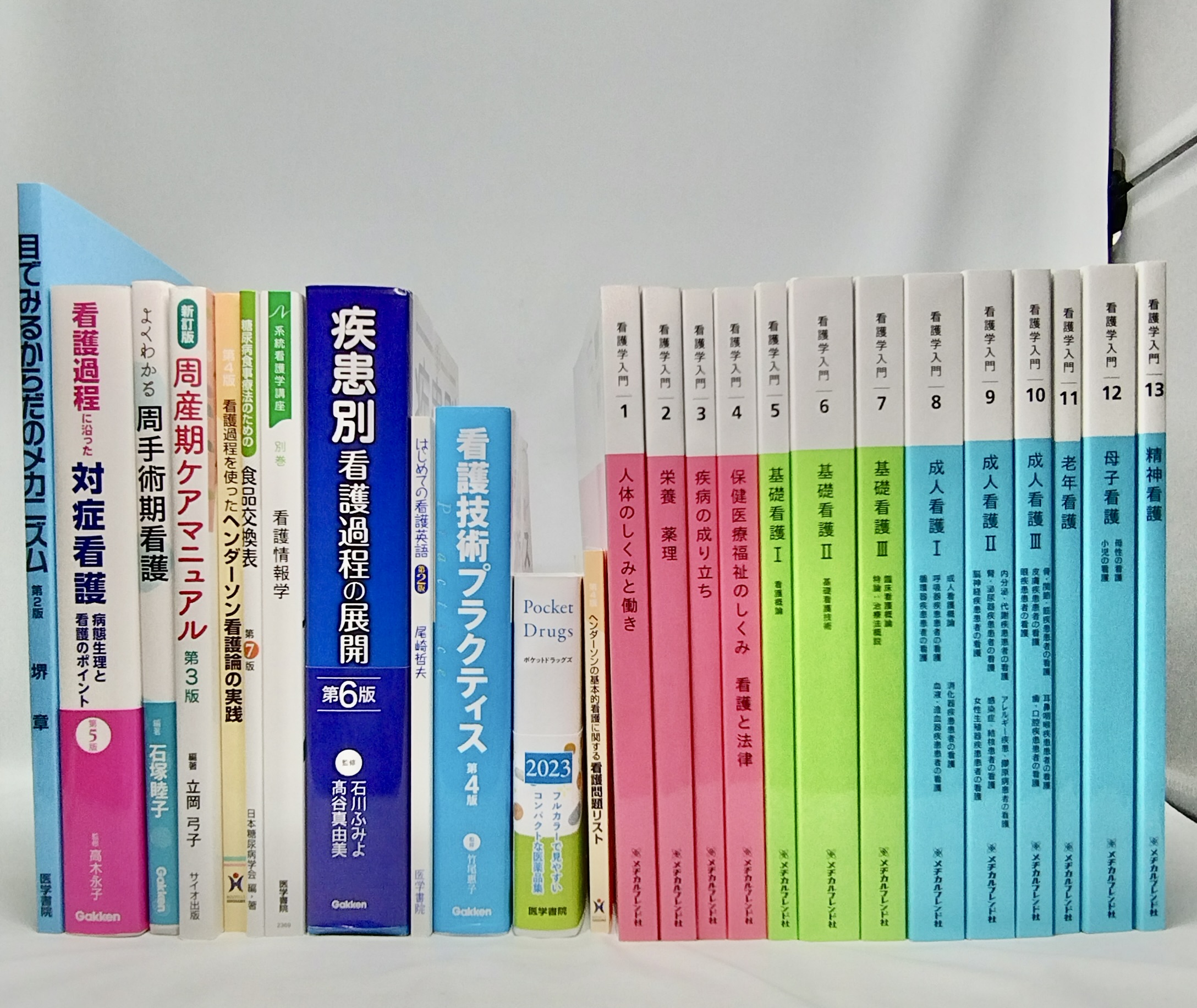 医療系・看護専門書の買取実績｜看護学入門・疾患別看護過程などの専門書